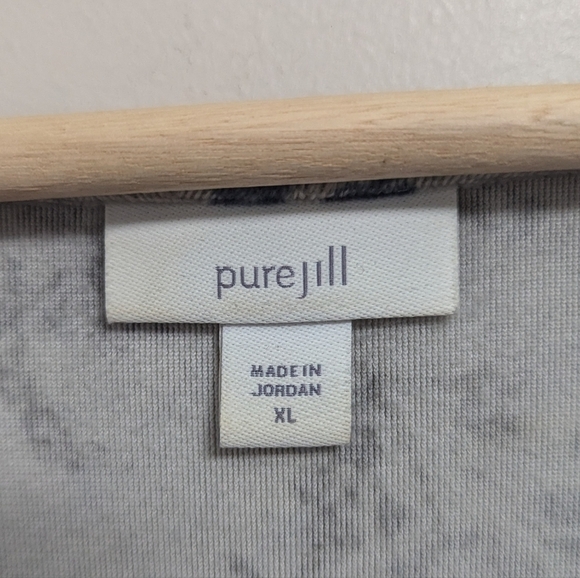 J.Jill Velour Branch Print Tunic Comfort Comfy Multi-color - Picture 11 of 13